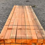 Ca. 26x Douglas Balken Fijnbezaagd, 120x120mm, Lengte 300cm